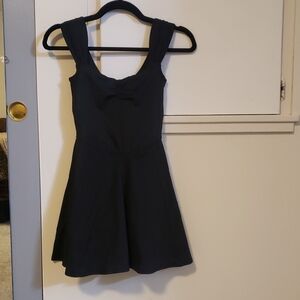 NWOT Gilly Hicks Black Scoop-Neck Mini Active Dress With Built In Shorts - XS